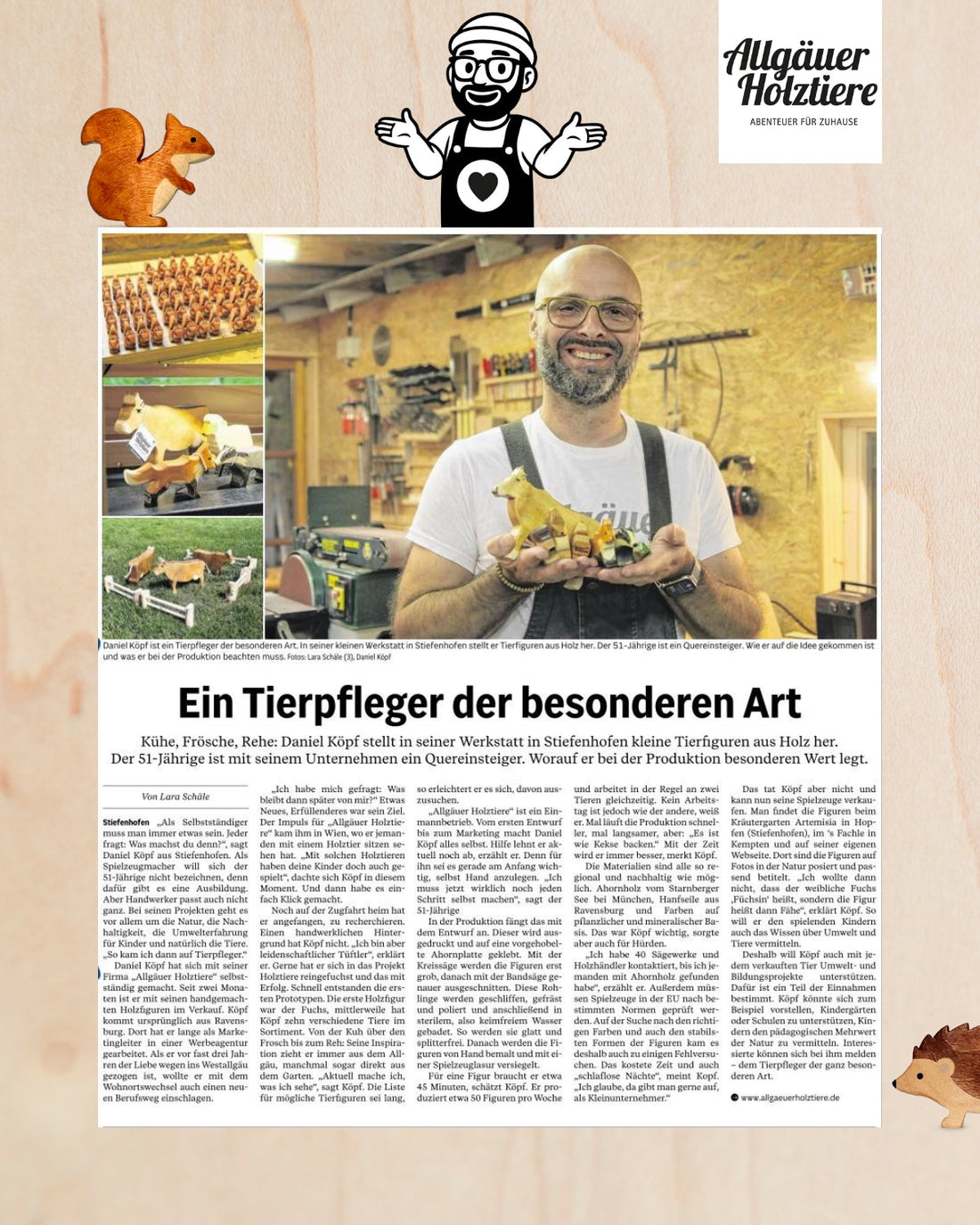 „Ein Tierpfleger der besonderen Art“